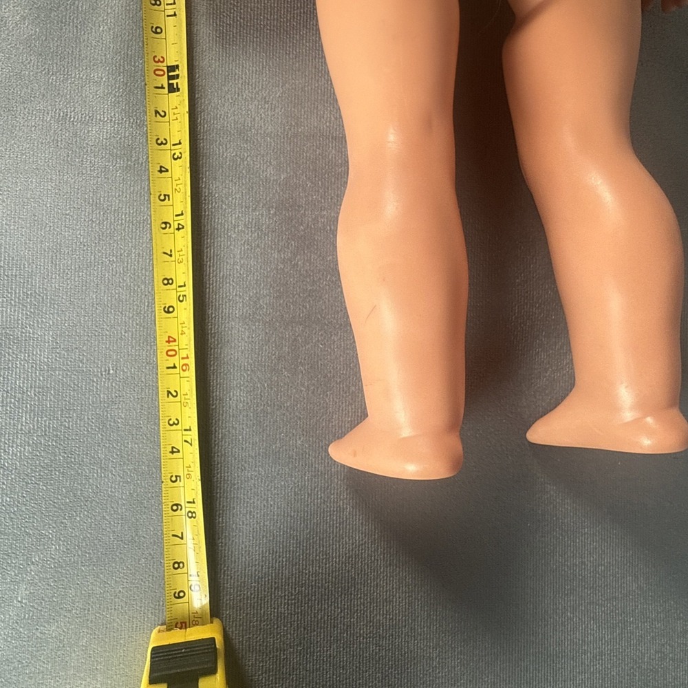 Götz 18" Doll Brunette Hair Brown Eyes Rooted Hair Soft Body Vinyl - Picture 16 of 16